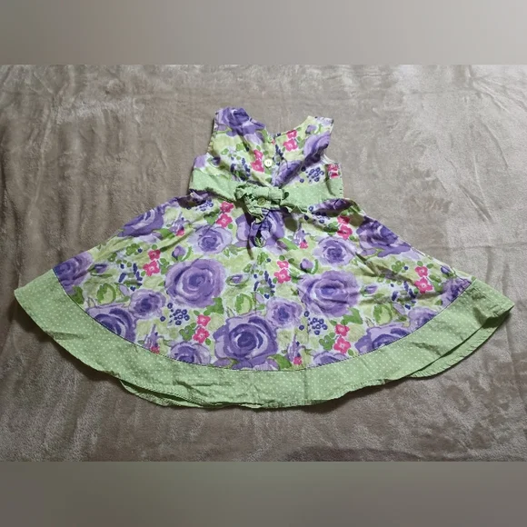3T Blueberi Boulevard Purple Floral Dress - Picture 2 of 4